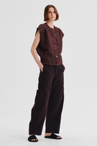 Morrison Zoe Knit Vest Boysenberry