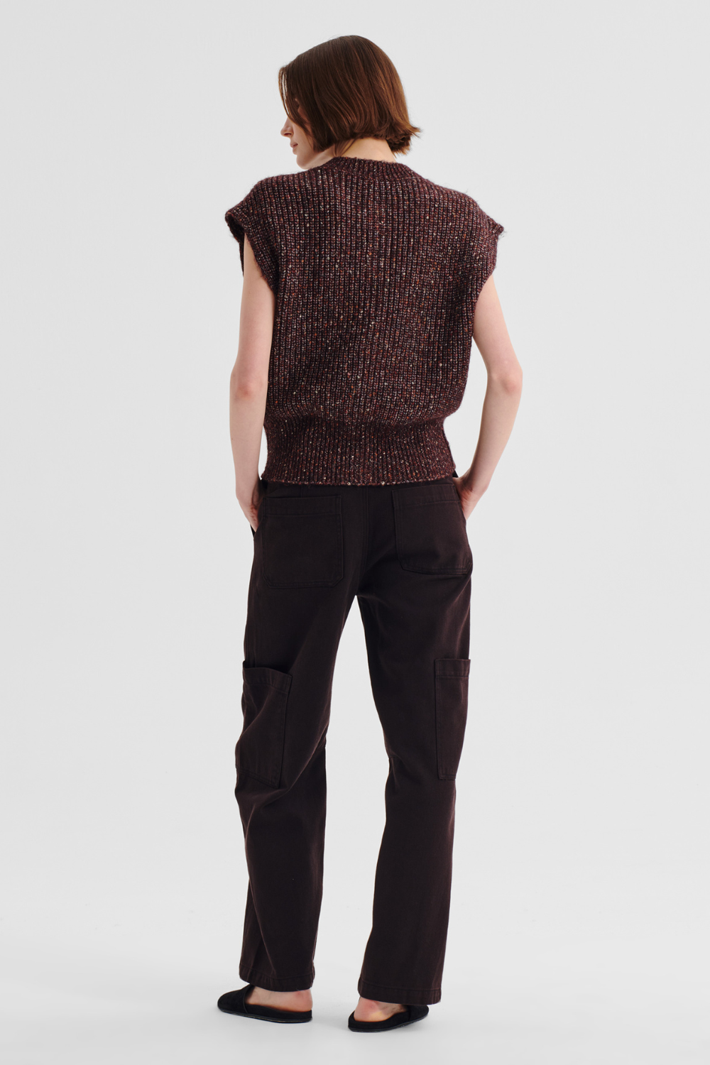 Morrison Zoe Knit Vest Boysenberry