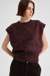 Morrison Zoe Knit Vest Boysenberry