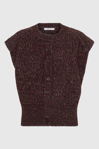 Morrison Zoe Knit Vest Boysenberry