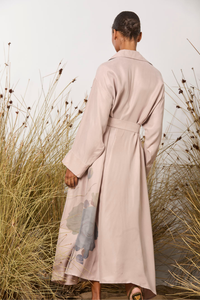 M.A.Dainty Morse Coat Pink Roses