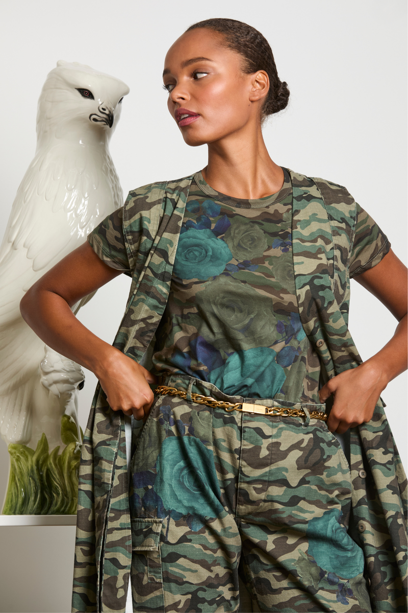 M.A.Dainty Lolly Tee Camo Rose