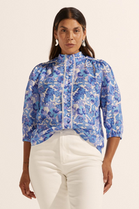 Zoe Kratzmann Outlook Top Pacific Floral