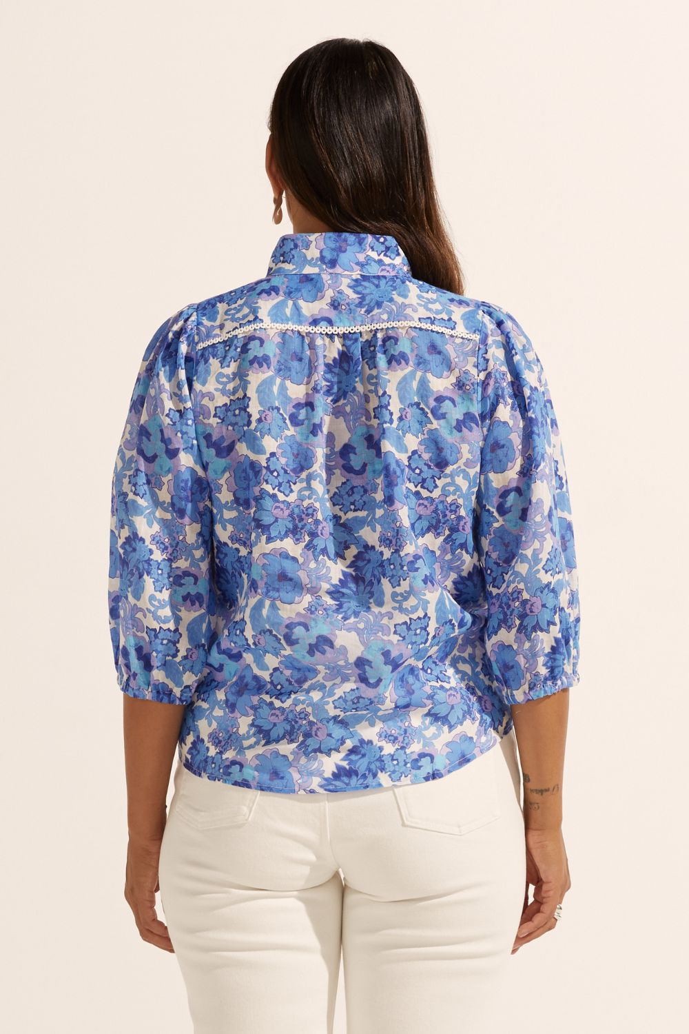 Zoe Kratzmann Outlook Top Pacific Floral