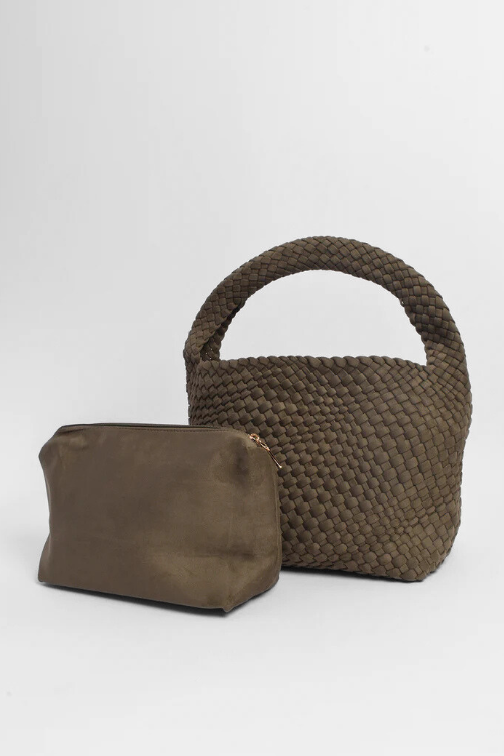 Adorne Paige Tote Bag Khaki