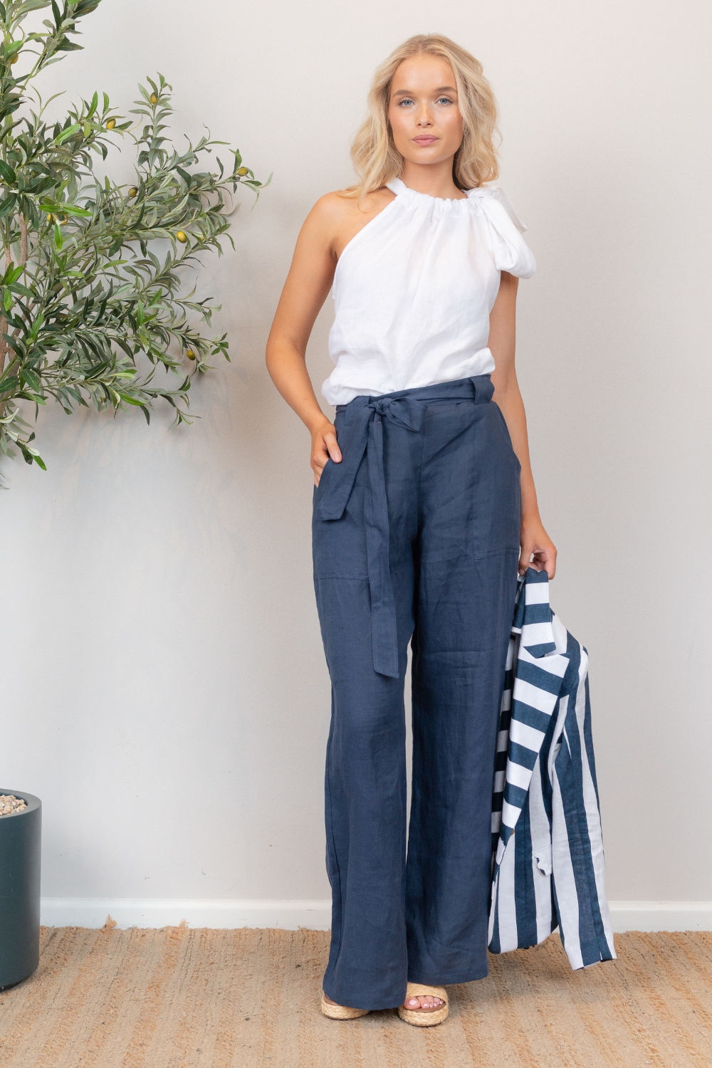 Huntress Palazzo Pant Navy