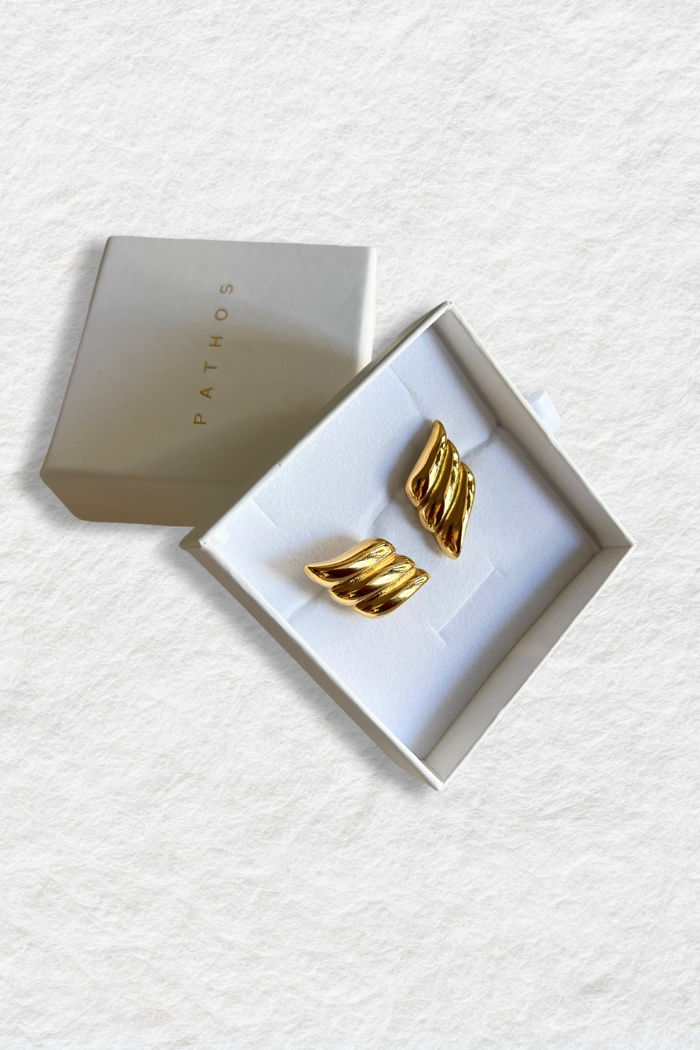 Pathos Jewellery Agean Earrings Gold