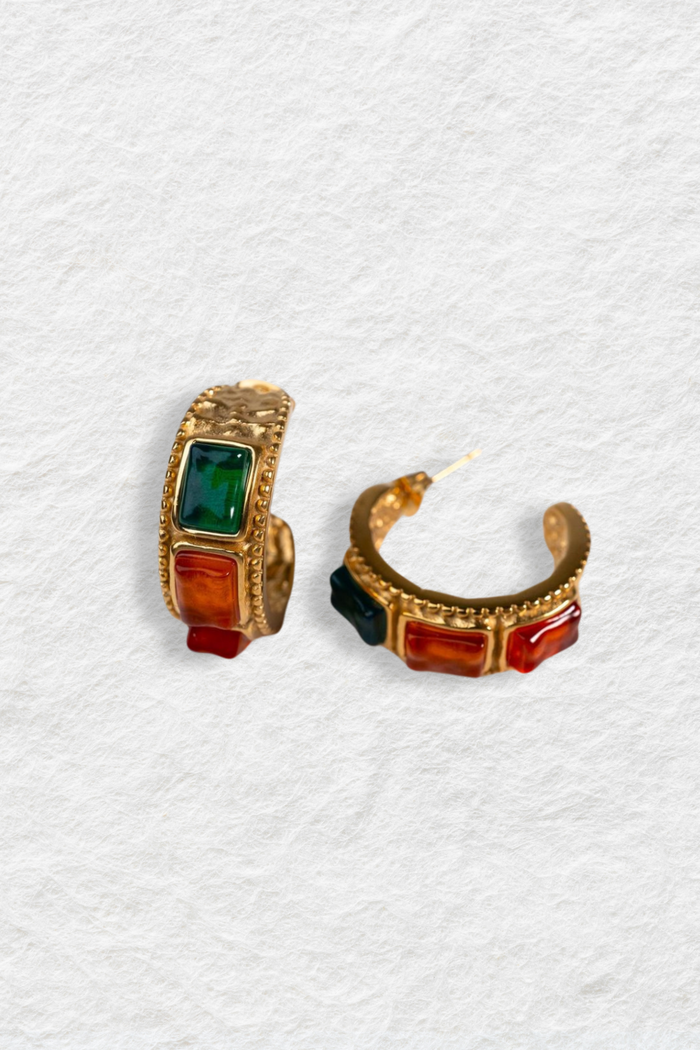 Pathos Jewellery Chania Earrings Gold
