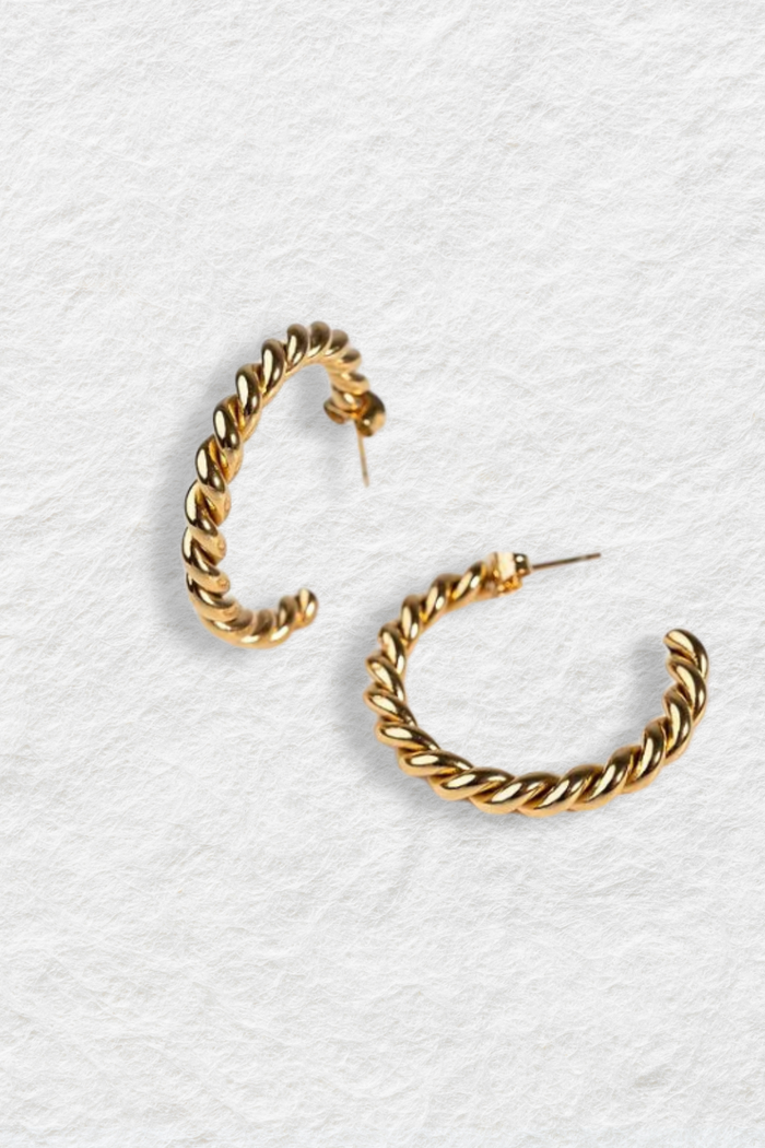 Pathos Jewellery Kardia Earrings Gold