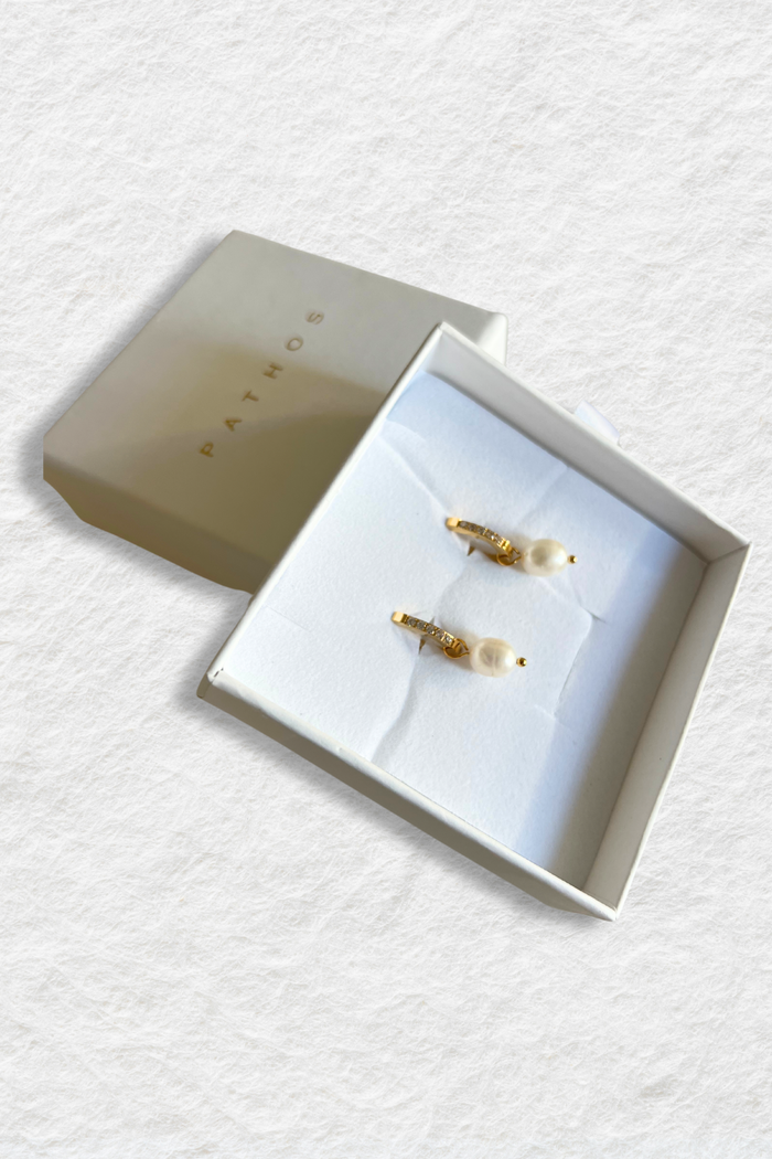 Pathos Jewellery Oceana Earrings Gold