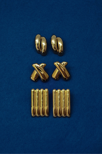 Zahar Piper Earrings Gold