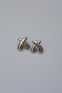 Zahar Piper Earrings Silver
