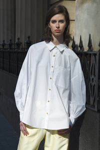 Trelise Cooper Pleating Guilty Shirt White