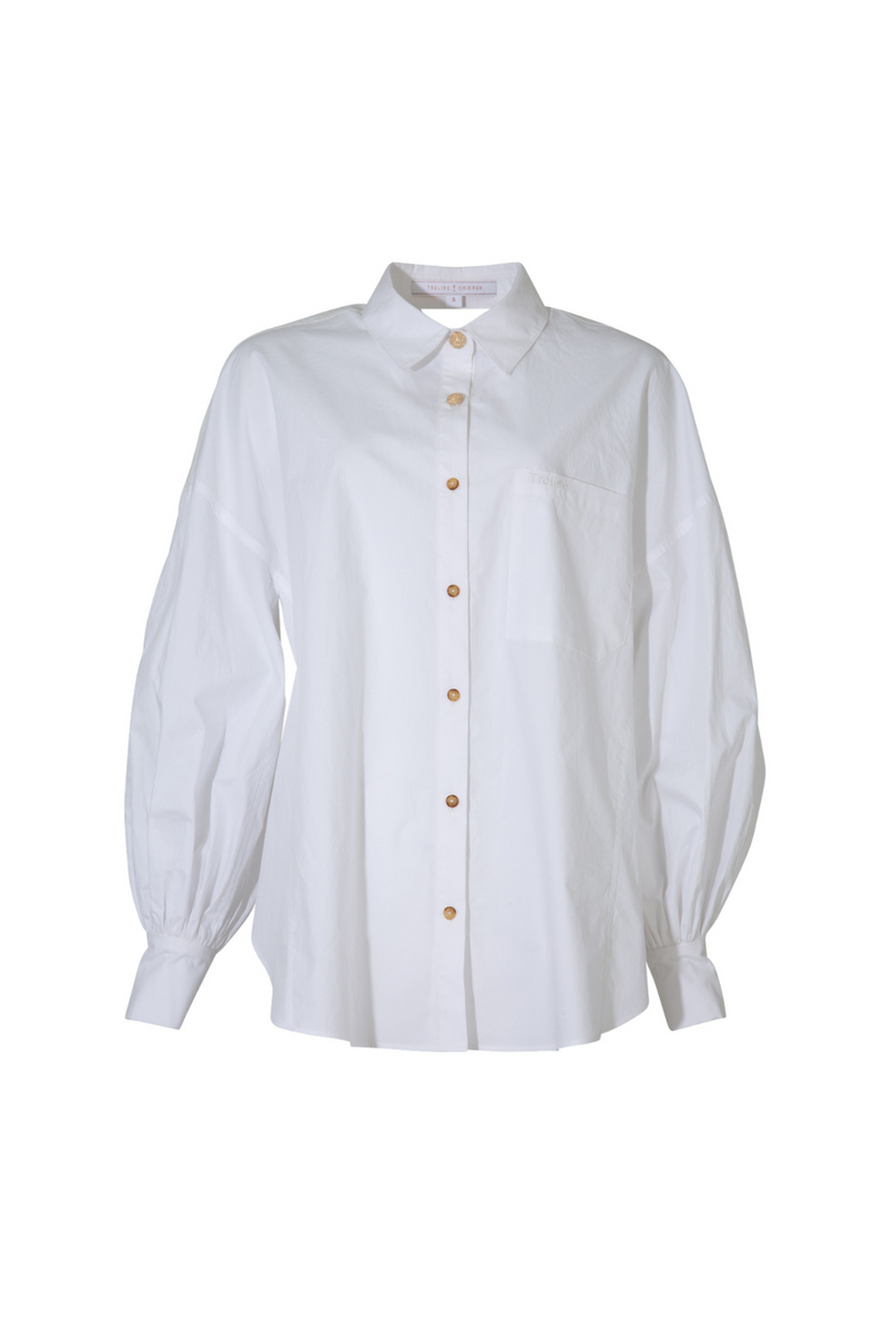 Trelise Cooper Pleating Guilty Shirt White