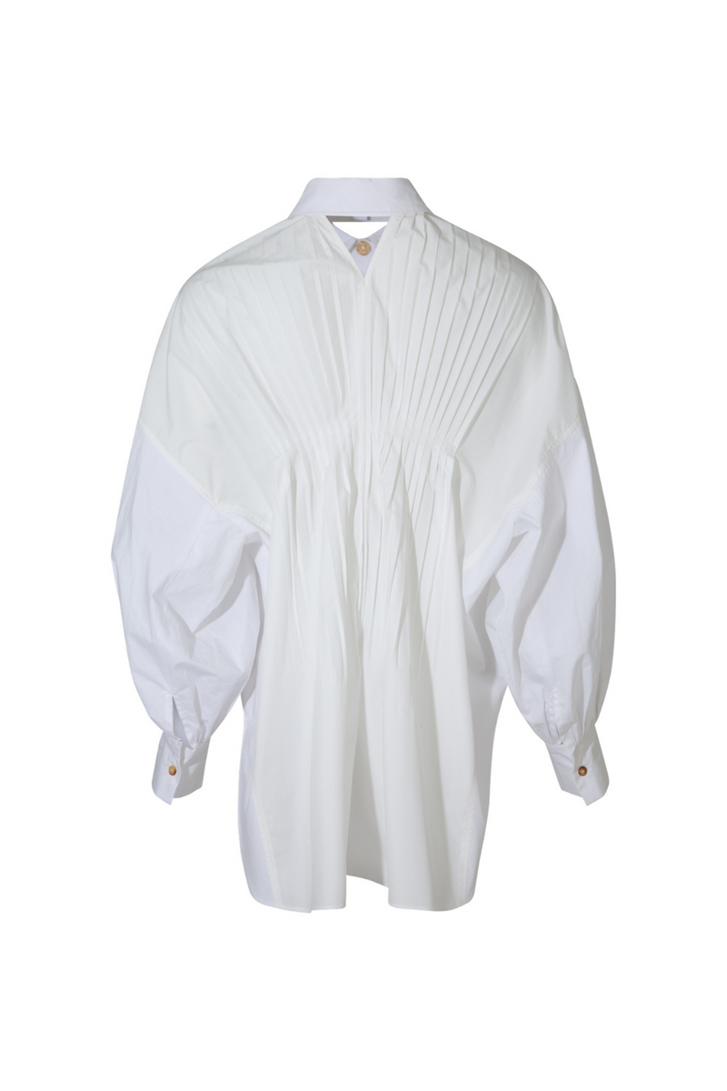 Trelise Cooper Pleating Guilty Shirt White