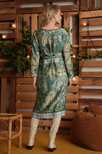 Cooper Plot Twist Dress Moroccan Mint Pre-Order