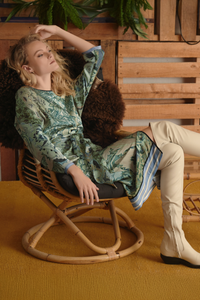 Cooper Plot Twist Dress Moroccan Mint Pre-Order