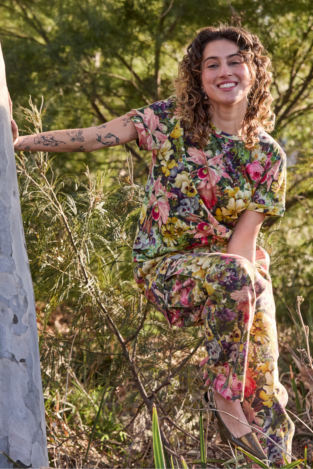 Circular by M.A.Dainty Poppy Tee Blooms