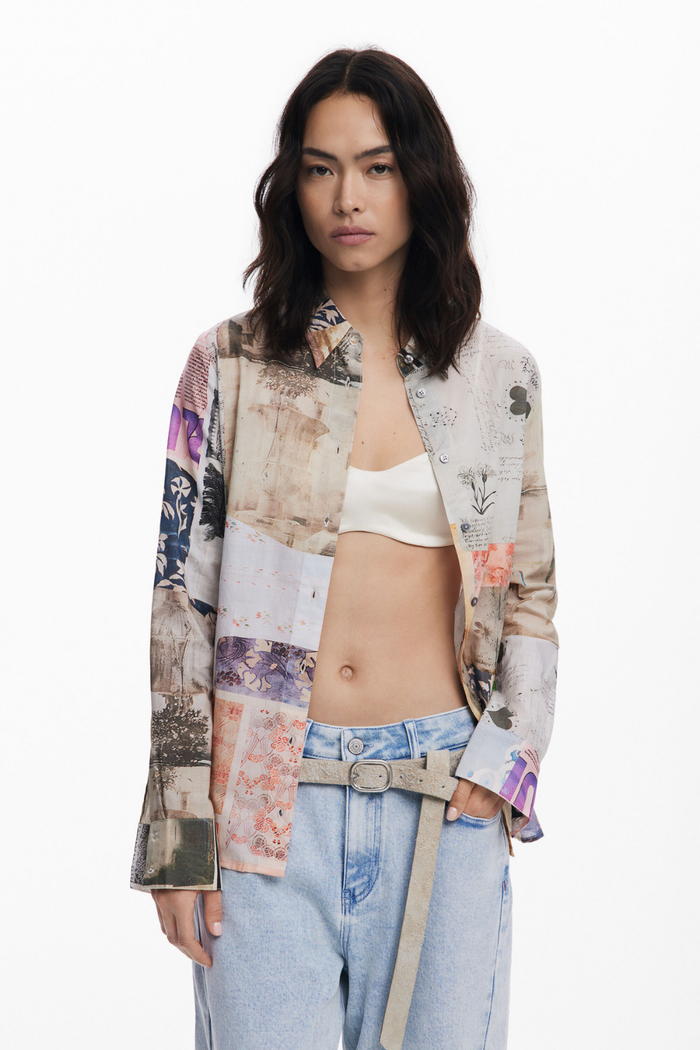 Desigual Postcards Shirt Pre-Order