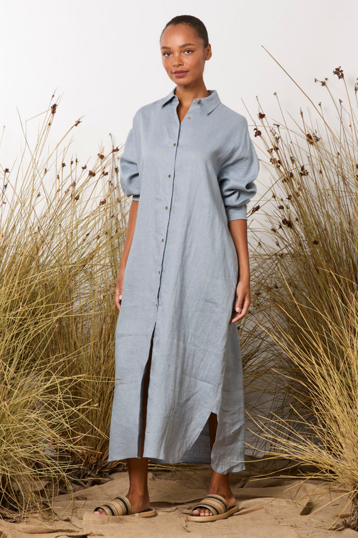 M.A.Dainty Potter Dress Denim