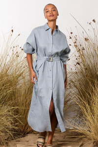 M.A.Dainty Potter Dress Denim