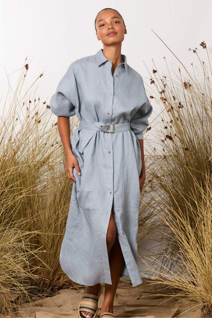 M.A.Dainty Potter Dress Denim