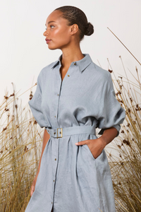 M.A.Dainty Potter Dress Denim
