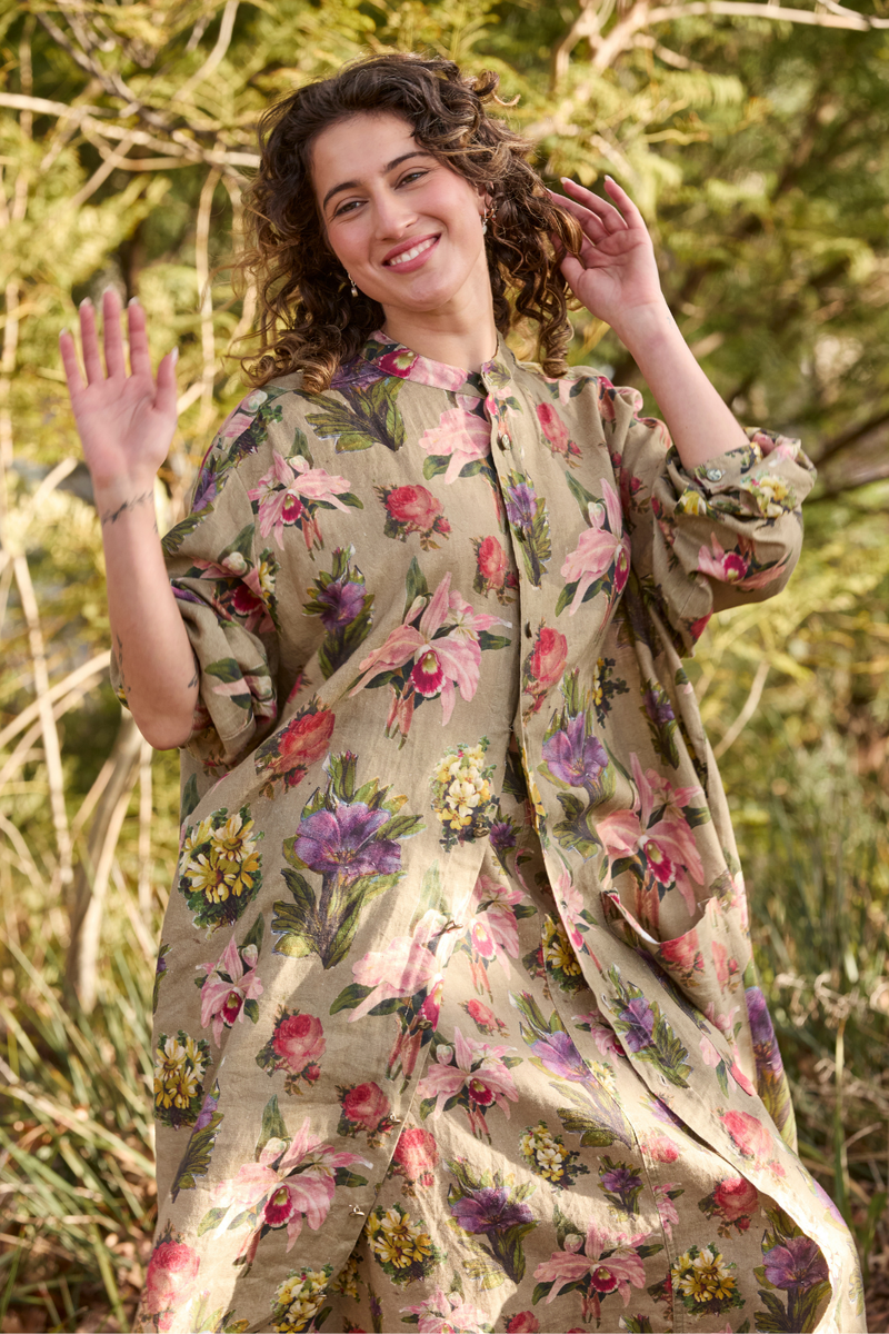 Circular by M.A.Dainty Prue Shirt Dress Botanist
