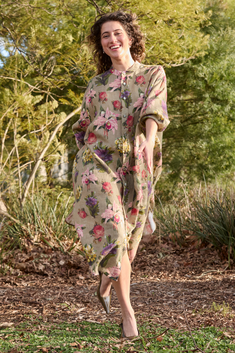 Circular by M.A.Dainty Prue Shirt Dress Botanist