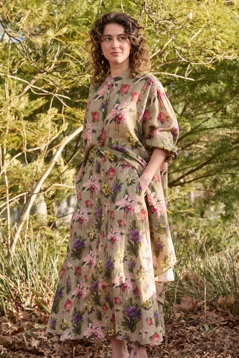 Circular by M.A.Dainty Prue Shirt Dress Botanist