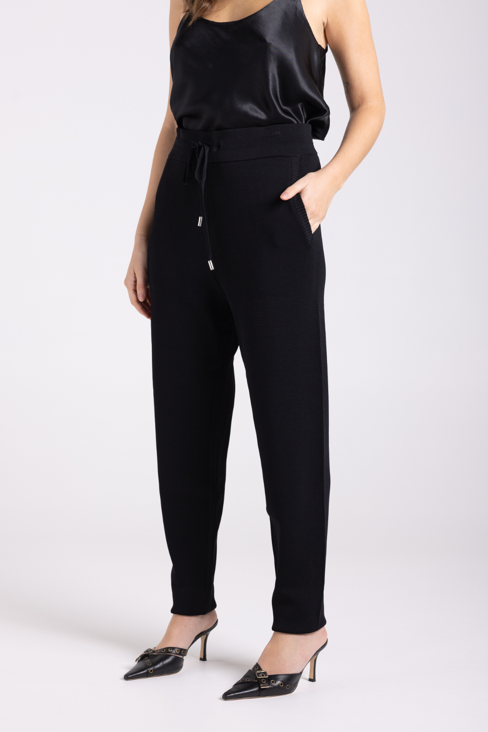 Two T's Milano Pull On Pant Black