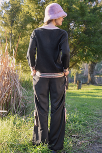 Coop Pulling Strings Trouser Black Pre-Order