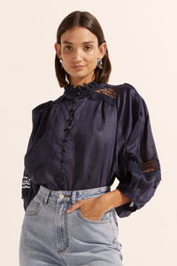 Zoe Kratzmann Quell Top Indigo