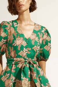 Quota Dress K'Gari Palm Green Pre-Order