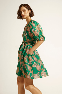 Quota Dress K'Gari Palm Green Pre-Order