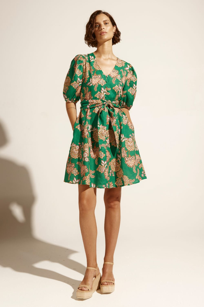 Quota Dress K'Gari Palm Green Pre-Order