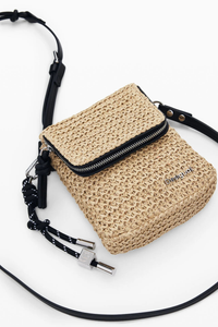 Desigual Raffia Phone Holder Wallet