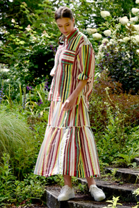 Curate Right this Way Skirt Stripe