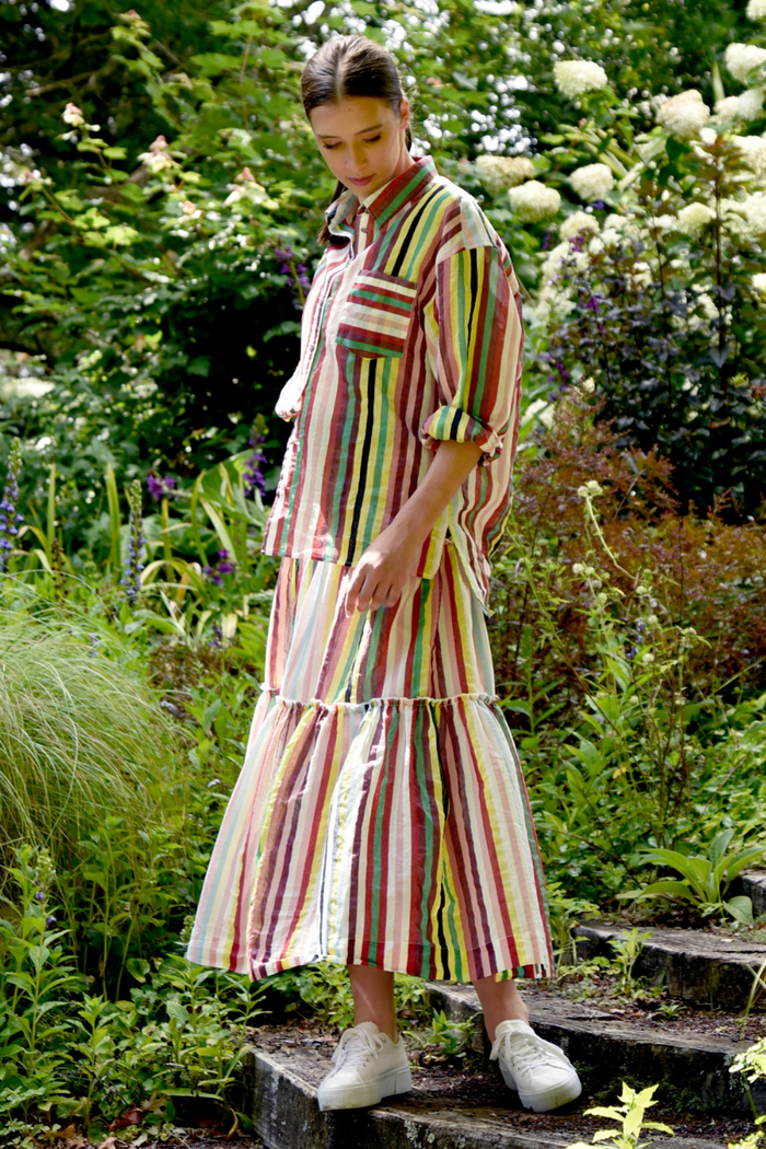 Curate Right this Way Skirt Stripe