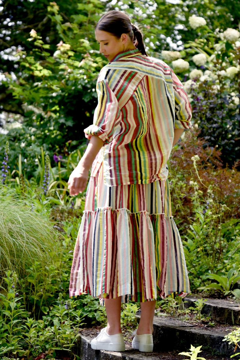 Curate Right this Way Skirt Stripe