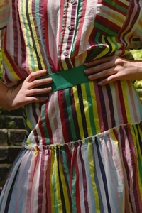 Curate Right this Way Skirt Stripe
