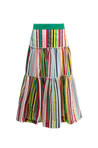 Curate Right this Way Skirt Stripe