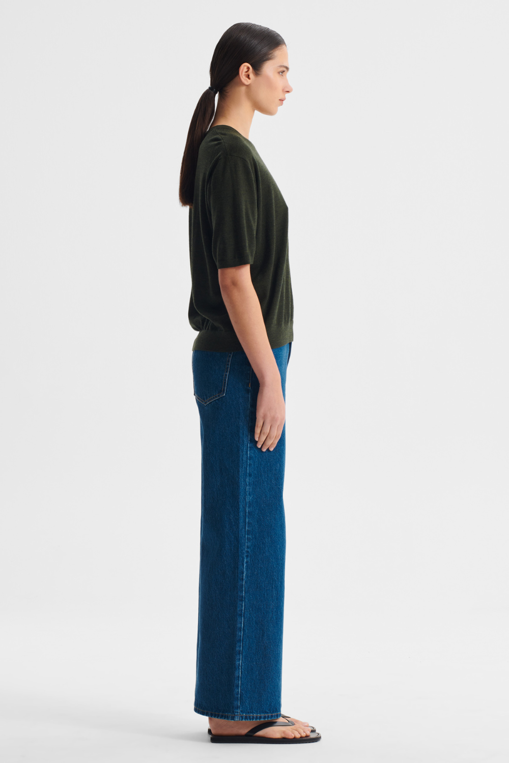 Morrison River Knit Tee Moss