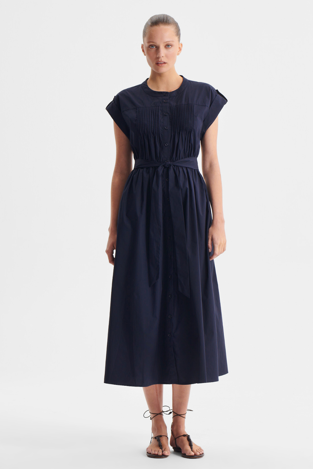 Morrison Romy Shirt Dress Navy