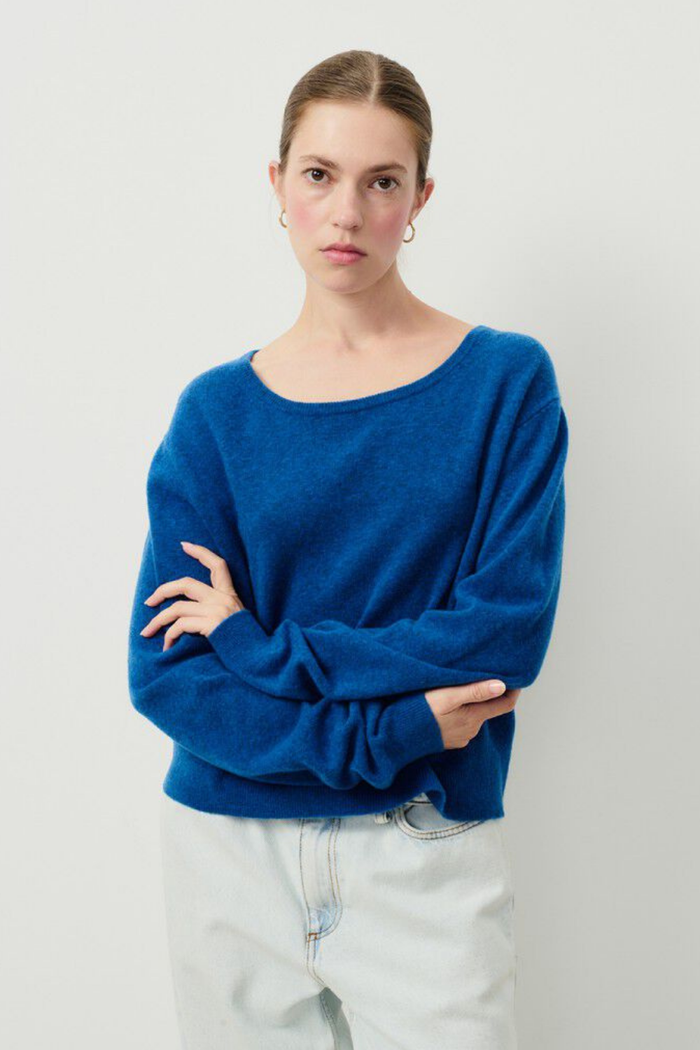 American Vintage Round Neck Pullover Blue