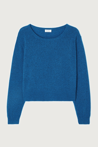 American Vintage Round Neck Pullover Blue