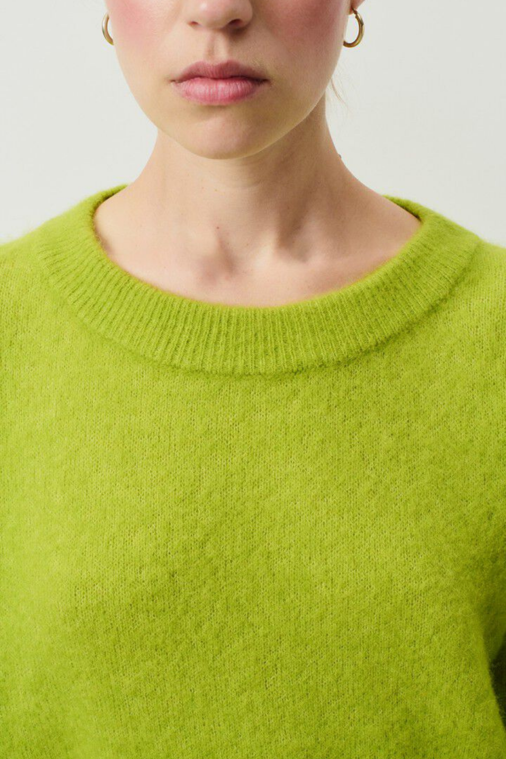 American Vintage Round Neck Pullover Moss