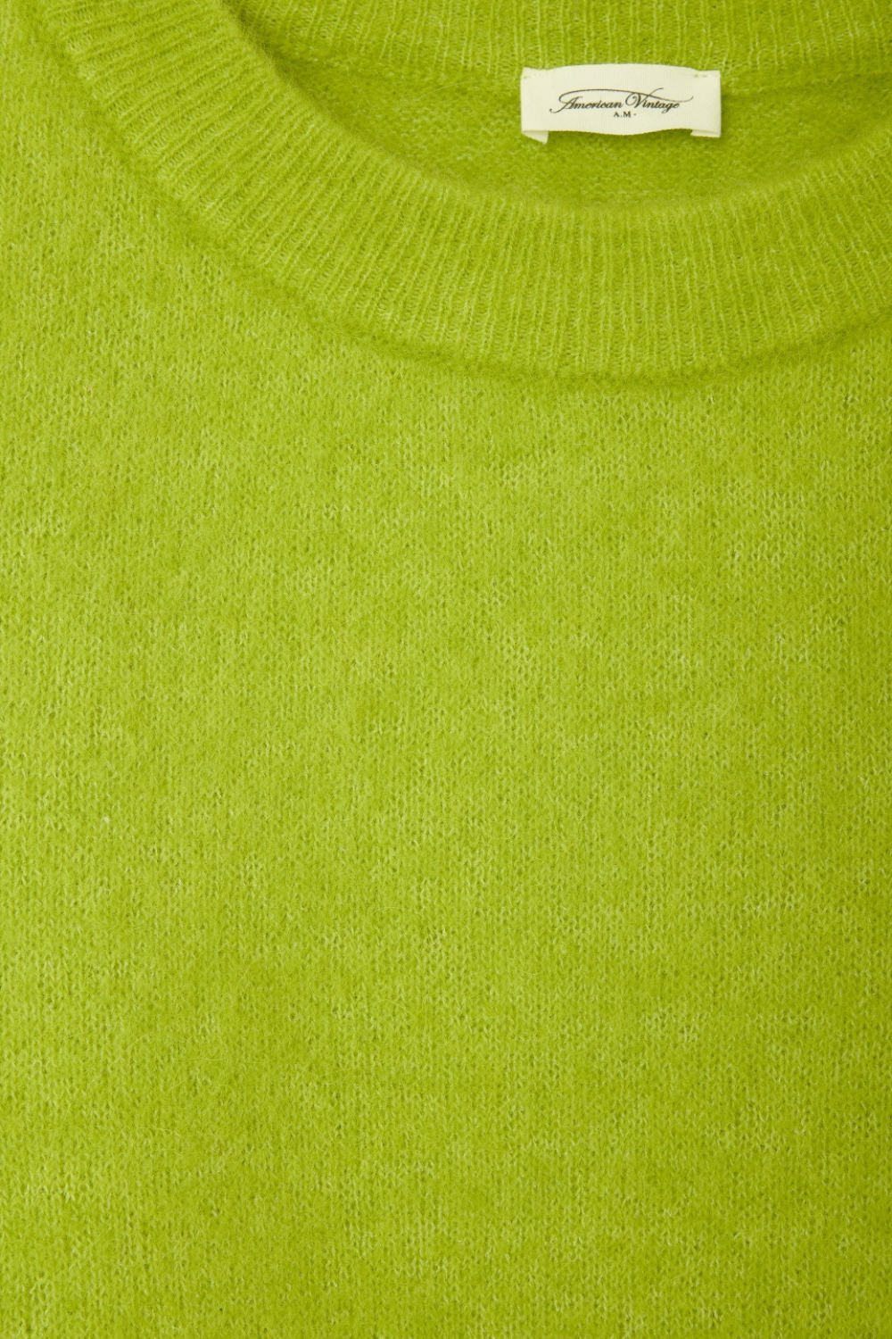 American Vintage Round Neck Pullover Moss