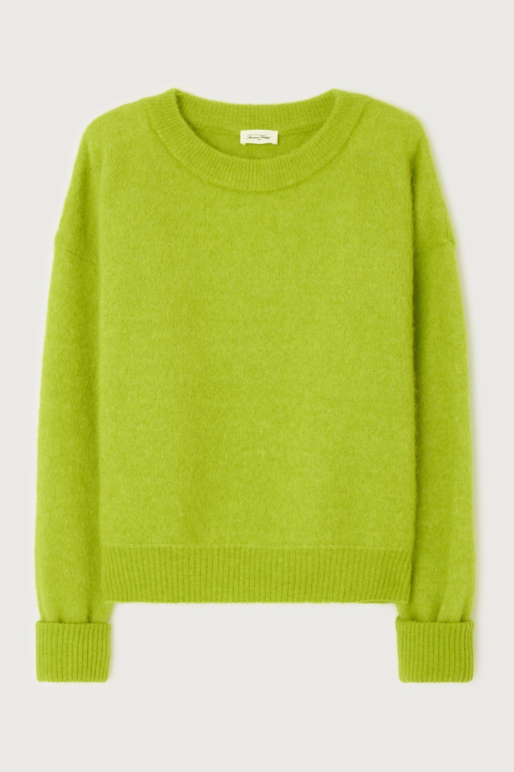 American Vintage Round Neck Pullover Moss