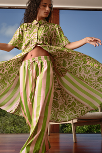 Cooper Seville Strolls Pants Blush Green Stripe Pre-Order